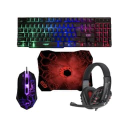 ست گیمینگ اورزلی مدل HORNET_RX_250_NEON BACKLIGHT، سوییچ ممبران، Full-Size، نورپردازی LED RGB
